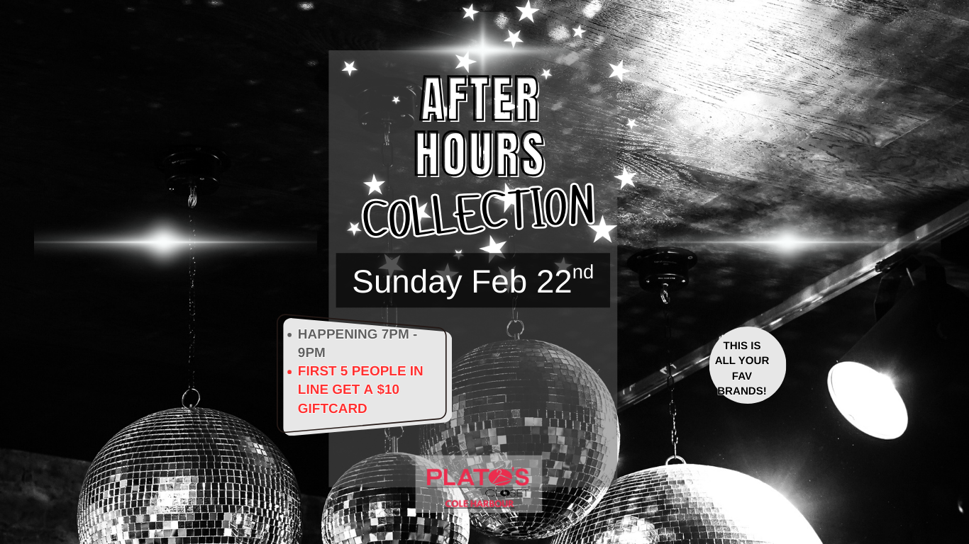 AFTER HOURS DROP - SUNDAY FEBRUARY 22